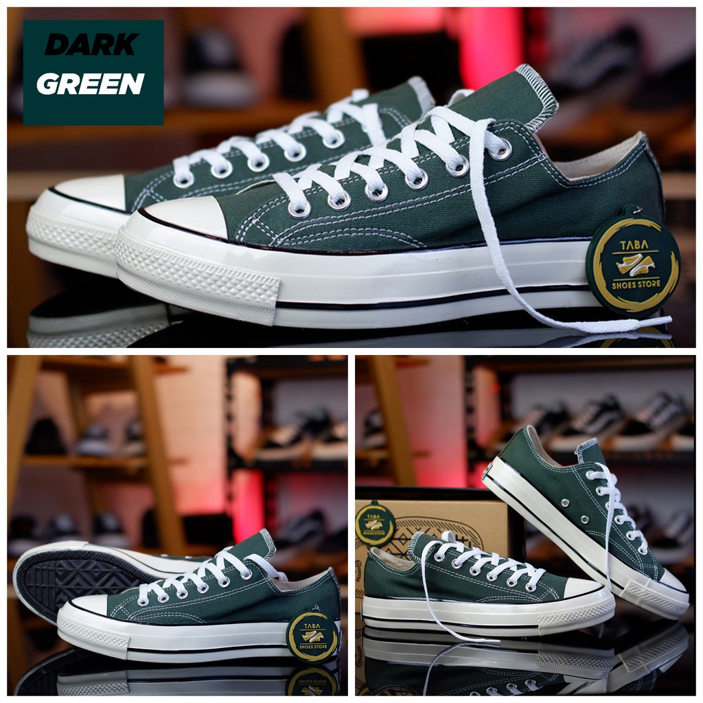 (BISA COD) SEPATU 70s LOW DARK GREEN PREMIUM SNEAKERS PRIA WANITA IMPORT