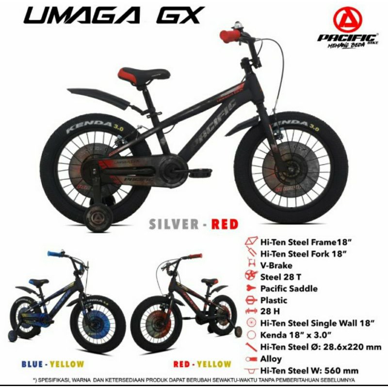 Sepeda BMX anak 18 inch Pacific Umaga GX
