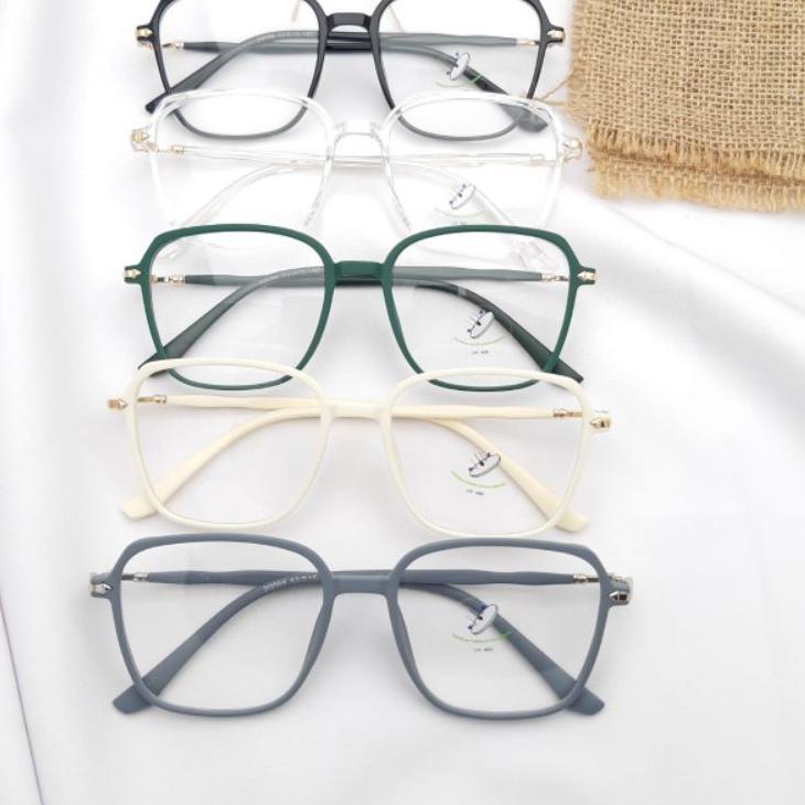 Sudah READY.. Frame Kacamata Wanita Bisa Buat Minus Photocromic Kacamata Kotak Besar Kacamata Minus 