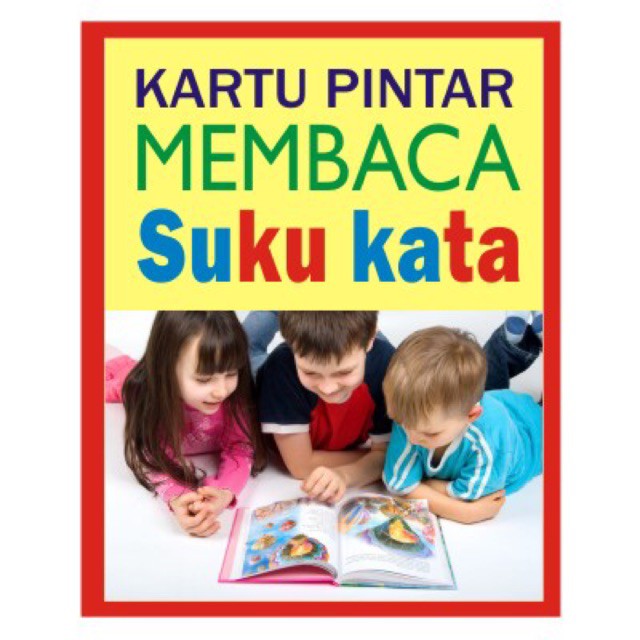 Flashcard Kartu Pintar Membaca Suku Kata Flash Card Abaca Mainan Edukasi