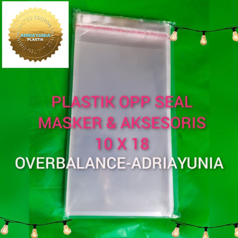 Plastik OPP 10 x 18 cm seal - Plastik Opp 10x18 seal - Plastik Opp Roti dan Souvenir