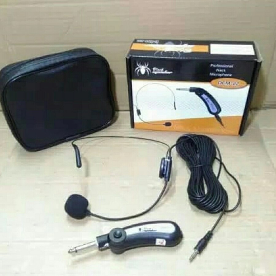 Mic Kabel Black Spider DCM 22 Mic Headset