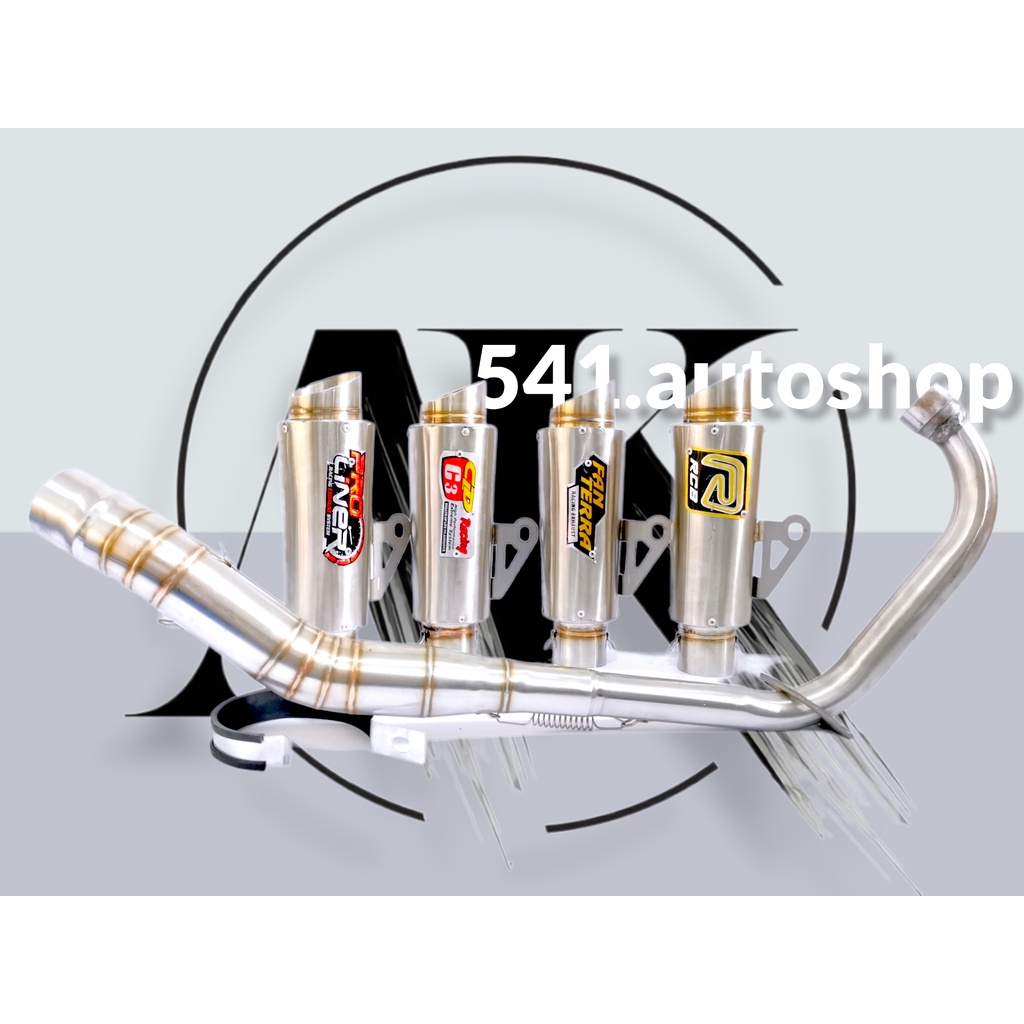 knalpot racing proliner fantera cld rcb cb150r  cbr 150  vixion  r15  satria fu  sonic  jupiter mx  