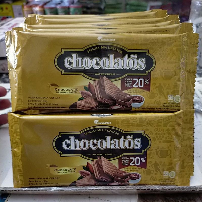 

GARUDA Chocolatos wafer 26g x 10pcs