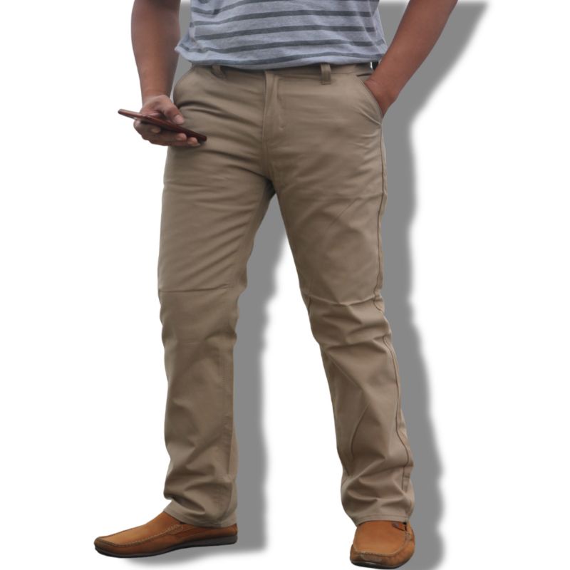 Celana Chino standar 28-50 original Gheto Mocca
