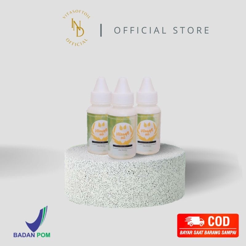 Vitasoft Oil Original Penghilang Bekas Luka, Koreng, Keloid