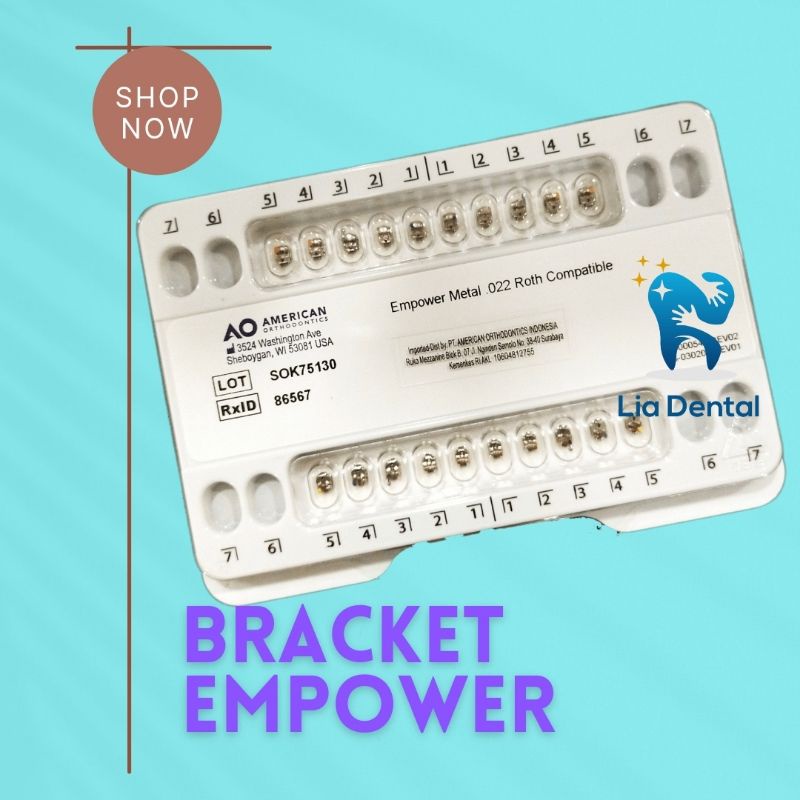 BRACKET EMPOWER METAL 022 AO ( SELF LIGATING)