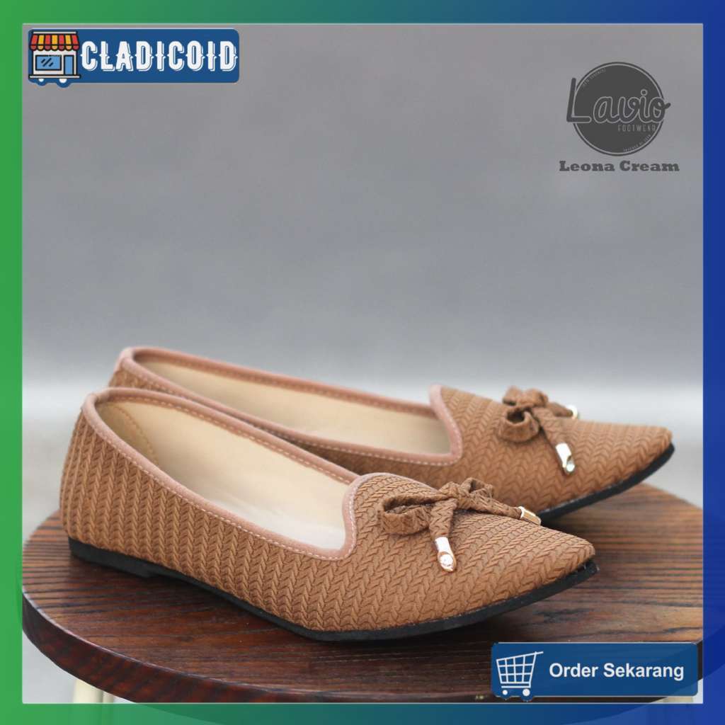 Sepatu Loafers Wanita Original Cocok Untuk Pesta, Formal, Kuliah, Jalan-Jalan Lavio Leona