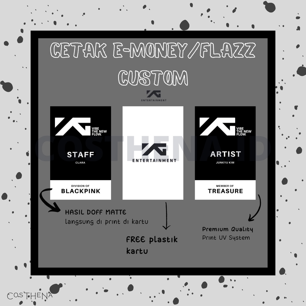 E-MONEY/FLAZZ/BRIZZI YG ENTERTAINMENT CUSTOM