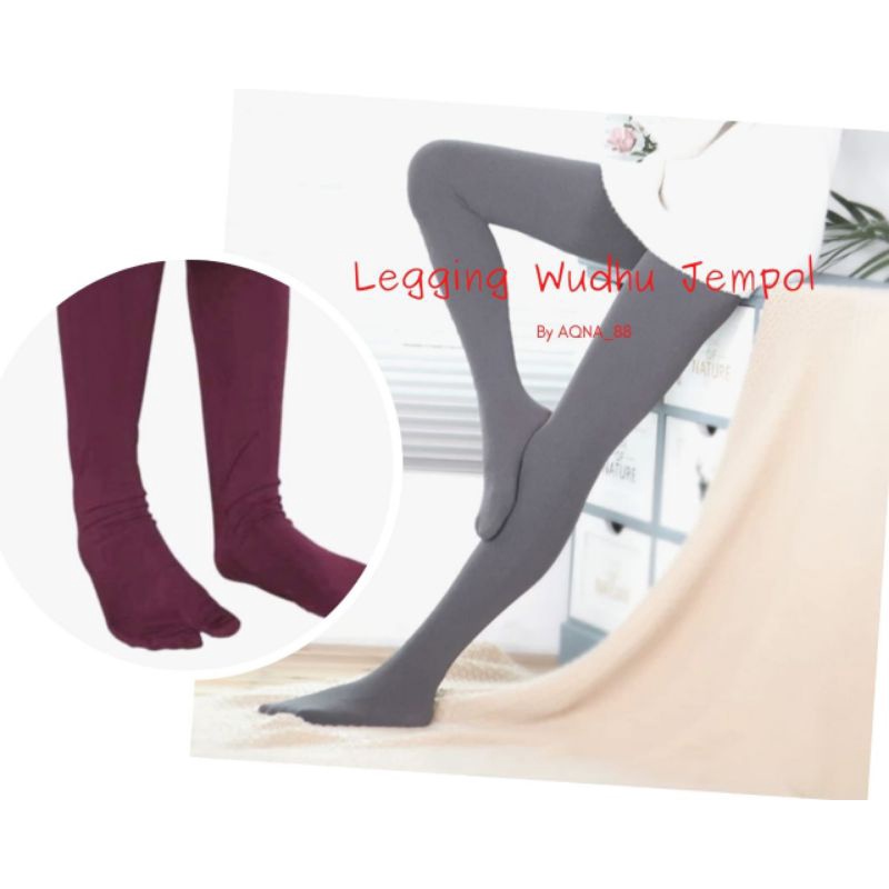 Legging Wudhu Jempol | Celana Lejing Wanita | Celana Legging Wanita | Lejing