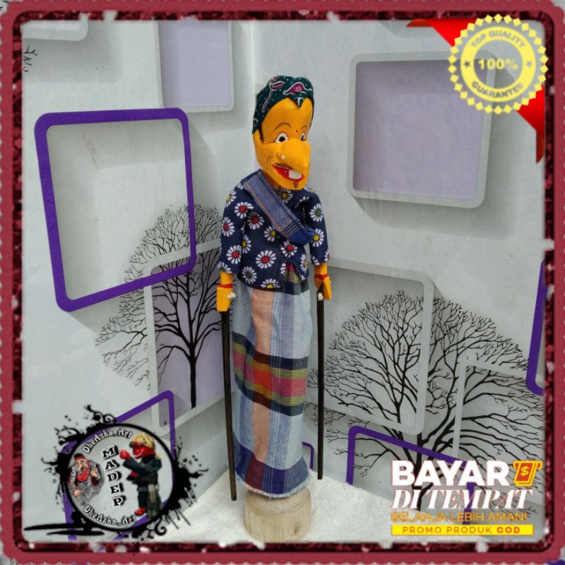Wayang Golek Miniatur Petruk/Dawala