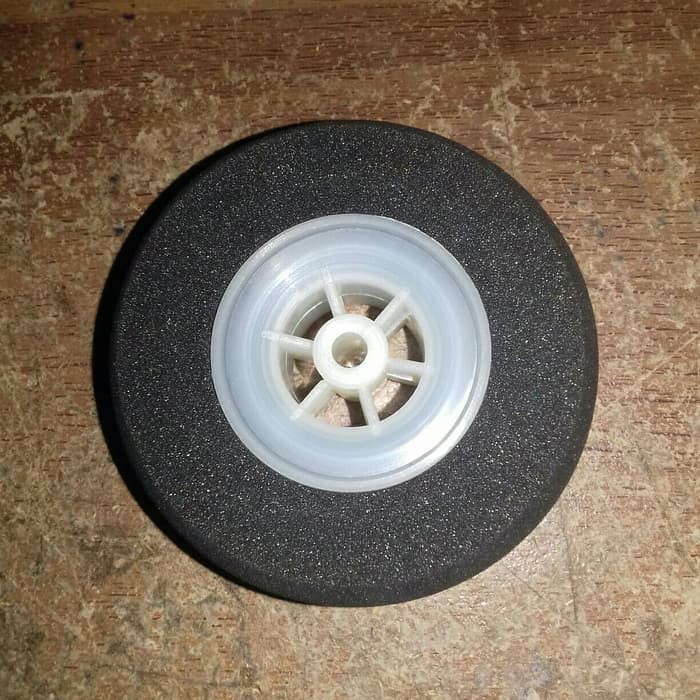 Roda Pesawat 65mm tebal 21m roda Foam 65mm  wheel spon