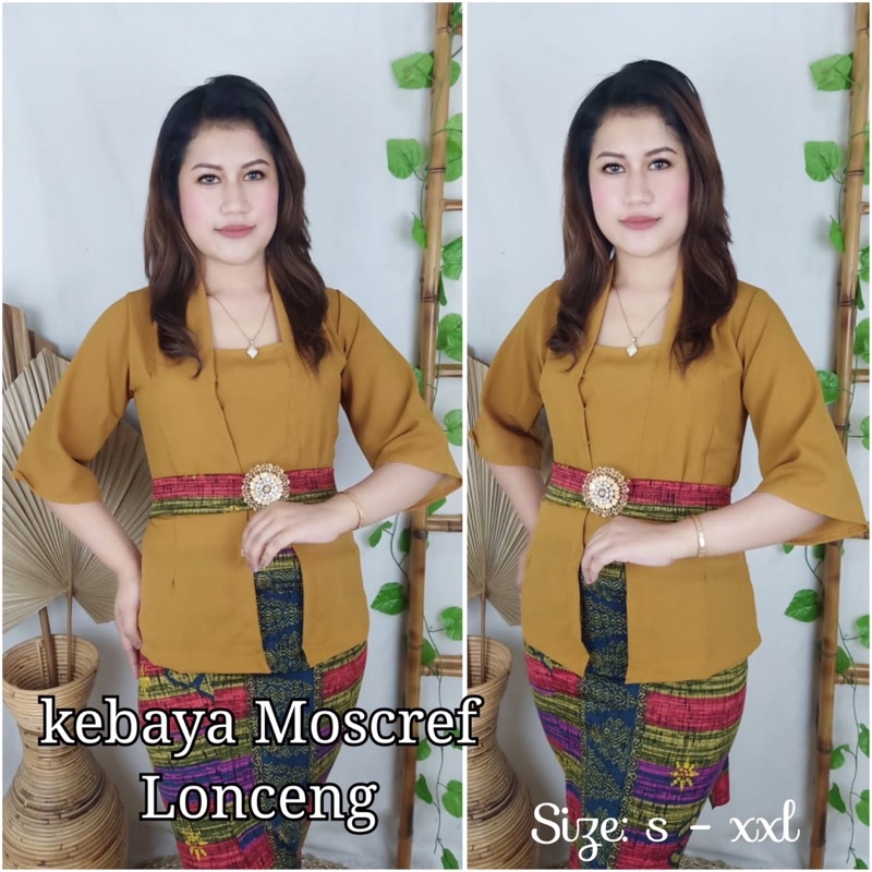 KEBAYA BALI MOSCREF LONCENG | KEBAYA BALI (kebaya saja)