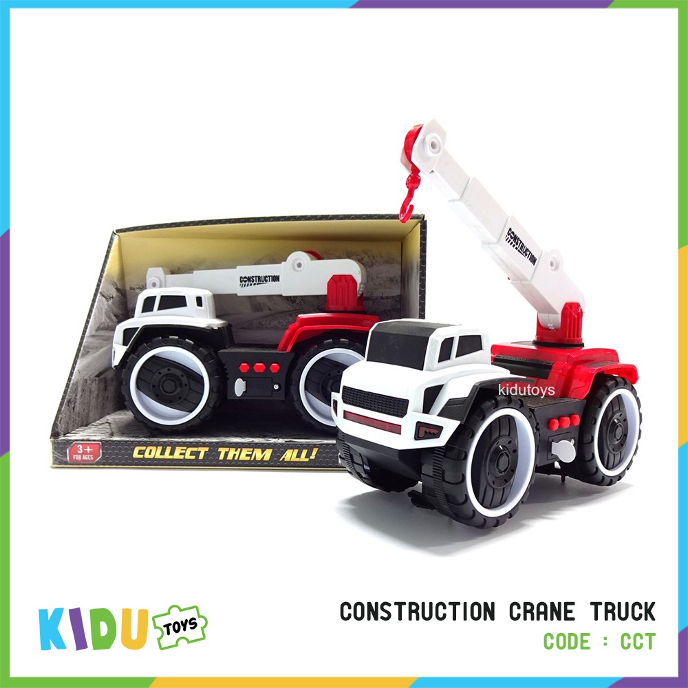 Mainan Anak Construction Crane Truck Kidu Toys