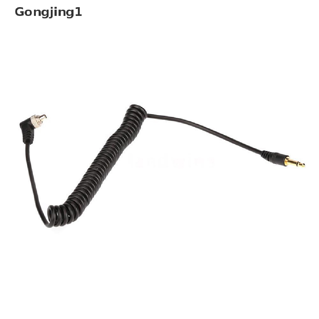 Gongjing Kabel Sinkronisasi Flash Pc Ke Male Ukuran 1.5 mm Untuk Studio Foto