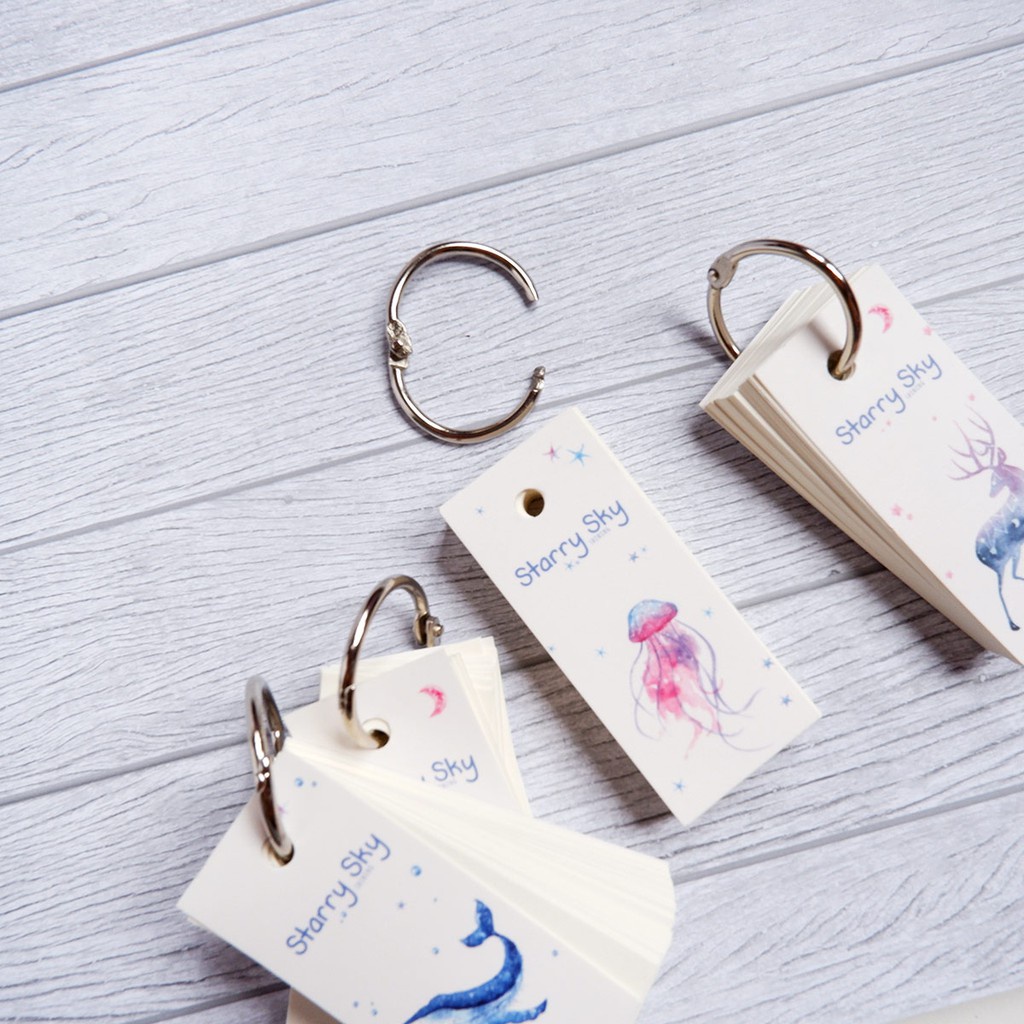 

Starry Sky Keychain Plain Notepad Murah [INSHOP]