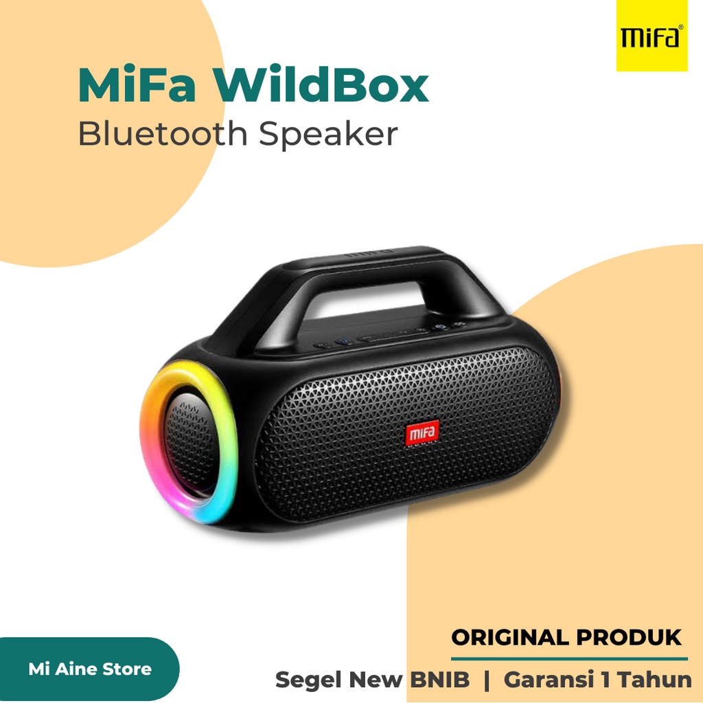MiFa WildBox Wireless Bluetooth Speaker 60W Bass+ IPX7 10000mAh IP67