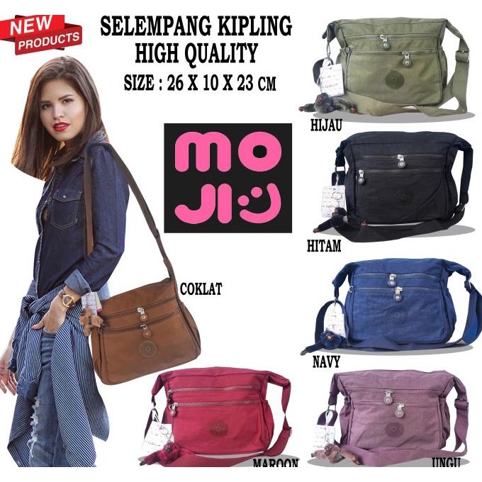 TAS SELEMPANG WANITA / SLING BAG KIPLING 4 RUANG / TAS KIPLING FREE GA