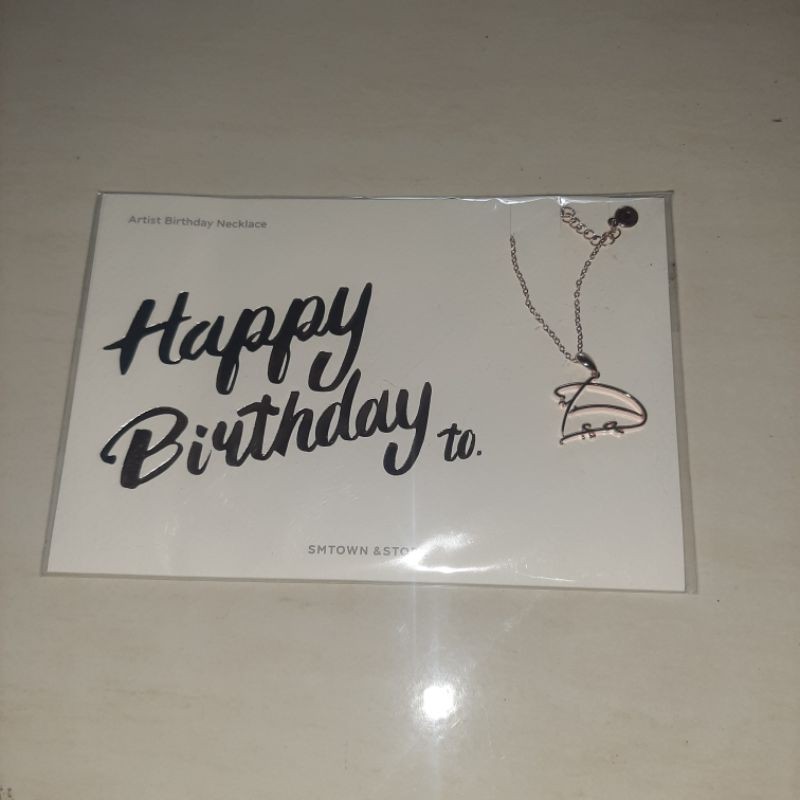 DO Kyungsoo SM ARTIST Birthday Necklace