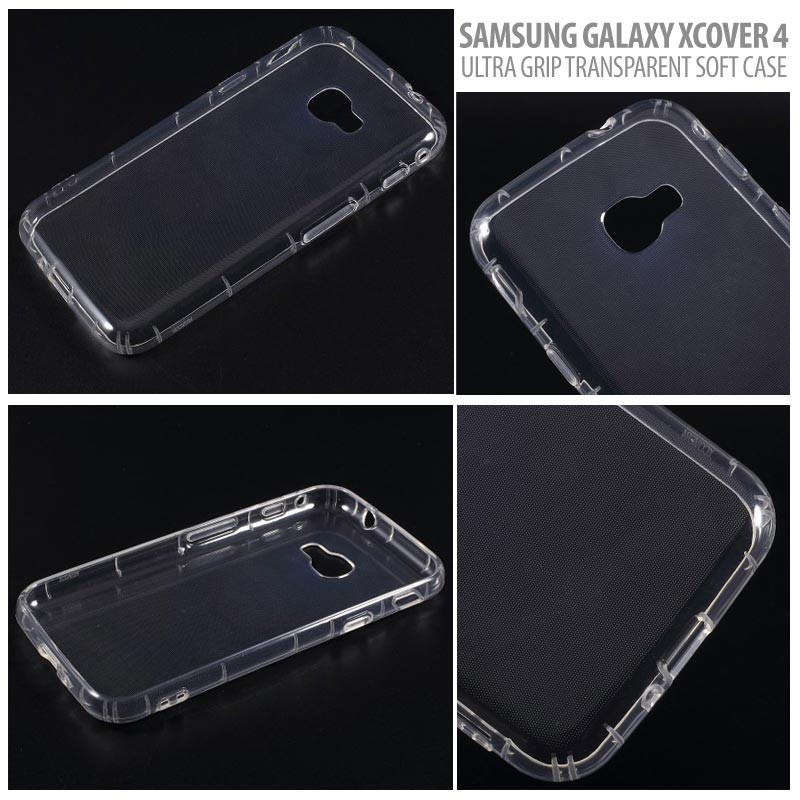 Samsung Galaxy XCover 4 - Ultra Grip Transparent Soft Case
