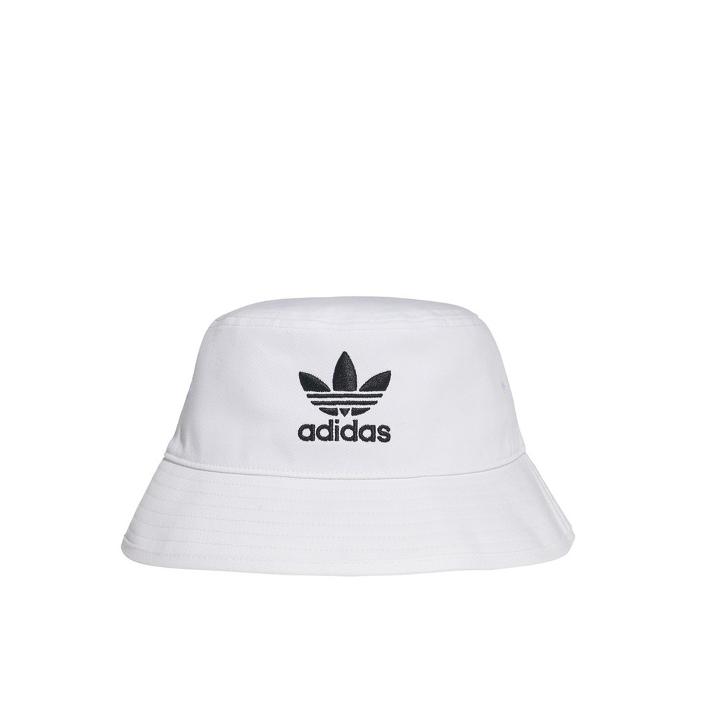 Adidas Adicolor Bucket Hat White Trefoil Cap FQ4641 Putih Topi Original 100%