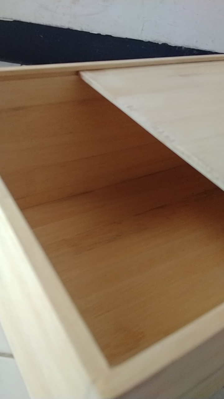 Kotak Kayu Halus / Sliding Box / Wooden Rack Box / Gift Box Kayu Kotak Besar / Murah
