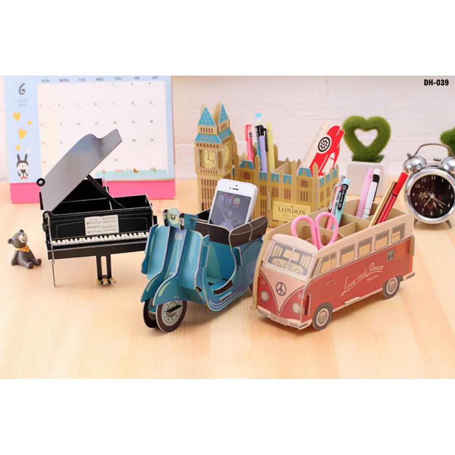 

DH-039 Tempat Alat Tulis Unik dan Kreatif untuk menambah wawasan ana