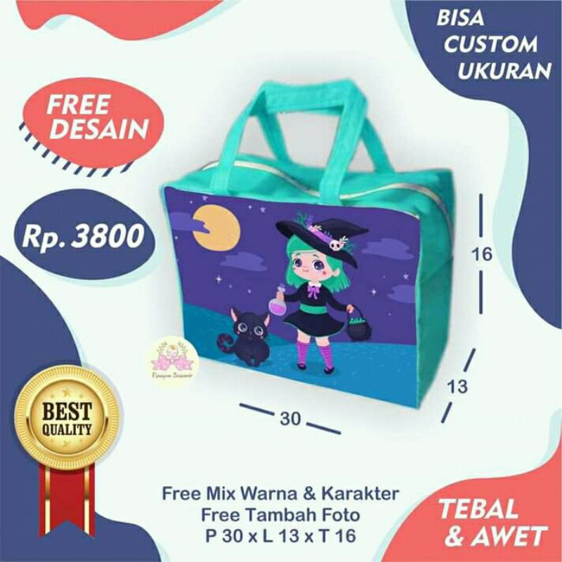 

TAS ULANG TAHUN MODEL RESLETING - T16xP30xL13