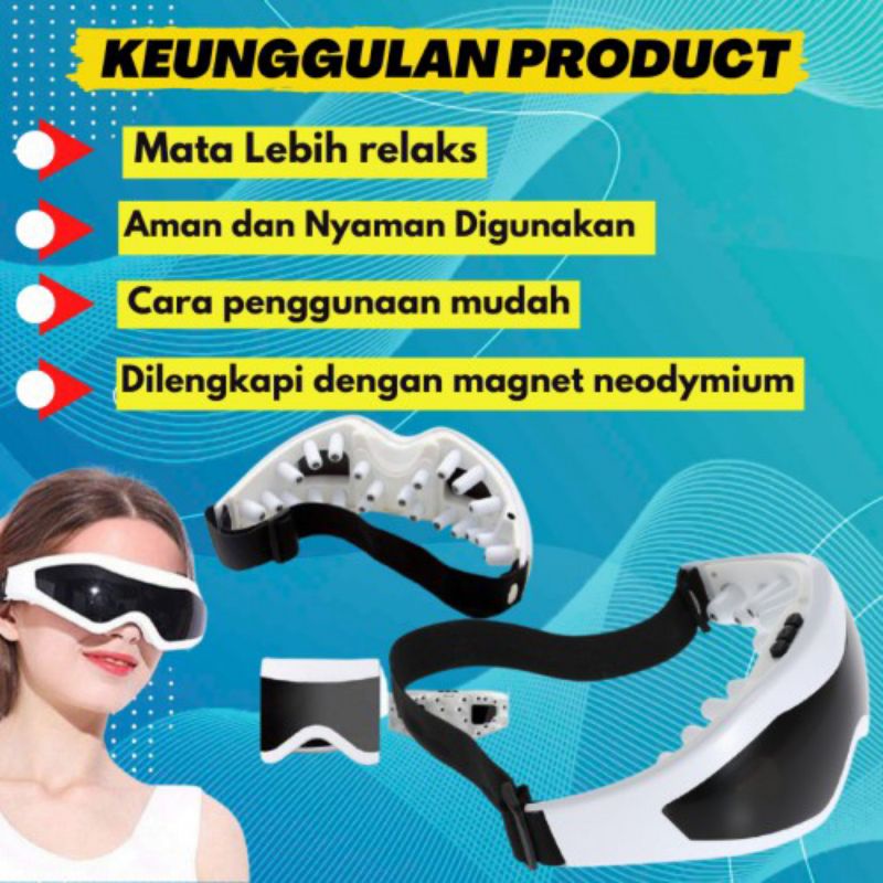 Kacamata Terapi Alat Pijat Electrik Usb