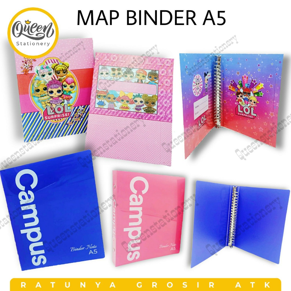 

MAP BINDER A5 / BINDER / MAP BINDER KAMPUS / BINDER LOL / MAP BINDER WARNA / BINDER KARAKTER