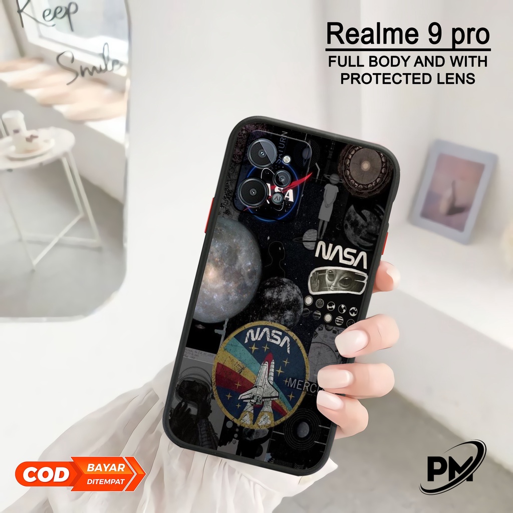 Permataacc Case Nasa  Realme 9 pro 9 pro plus Realme C31 Realme C35 Narzo 5A Prime 8i 7i 7 pro 6 pro