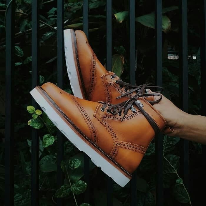 Sepatu Boots Kulit Pria Sepatunisme Boots Pria Casual Sepatu Klasik Sepatu Boots Casual