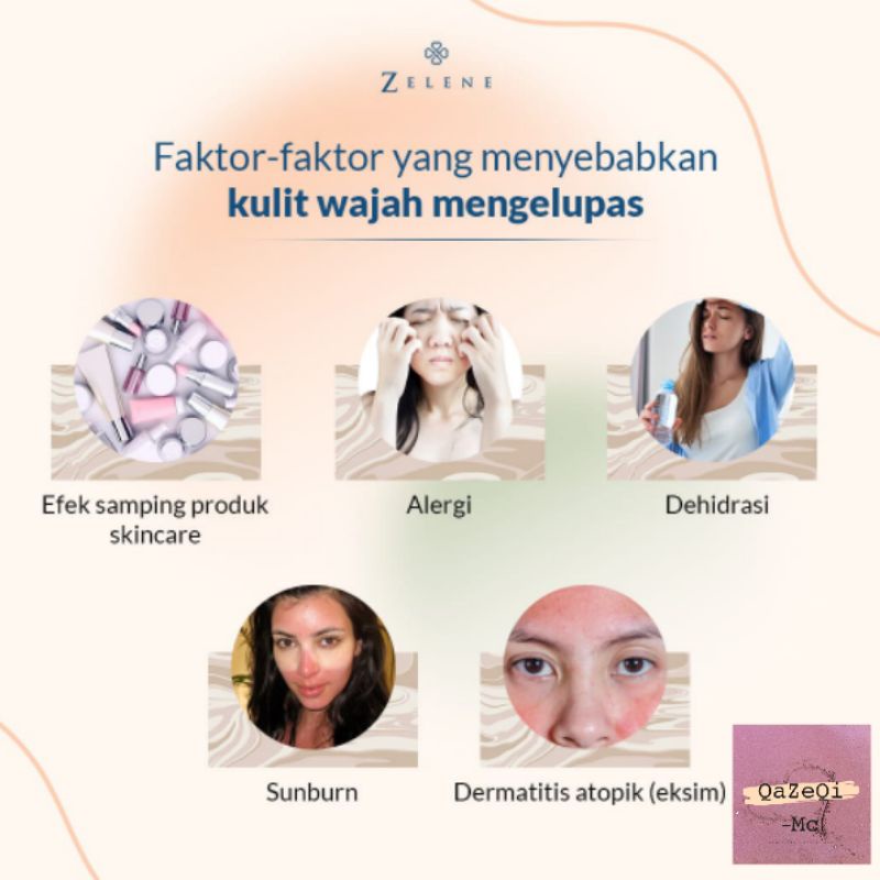 Zelene Skincare Paket Lengkap Untuk Menghaluskan Dan Mencerahkan Wajah Halal BPOM