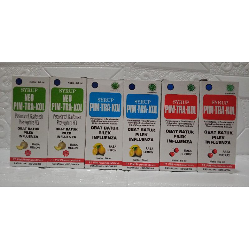 Pimtrakol Sirup Obat Batuk Pilek Influenza