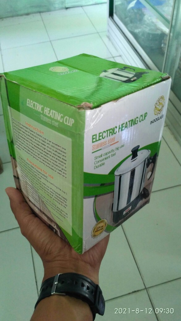 Mug Listrik Electric Heater Cup Teko Cangkir Pemanas