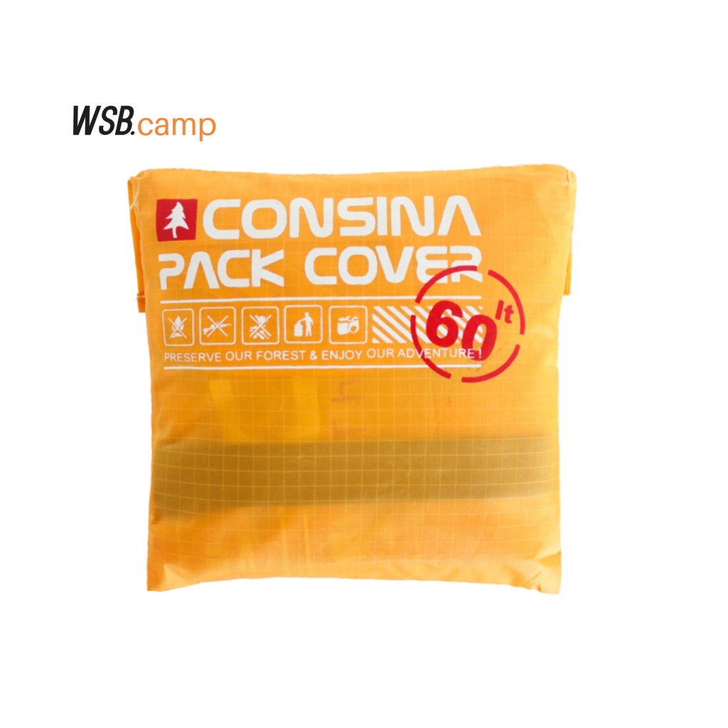 COVER BAG CONSINA 40 LITER - 60 LITER - 80 LITER - PACK COVER