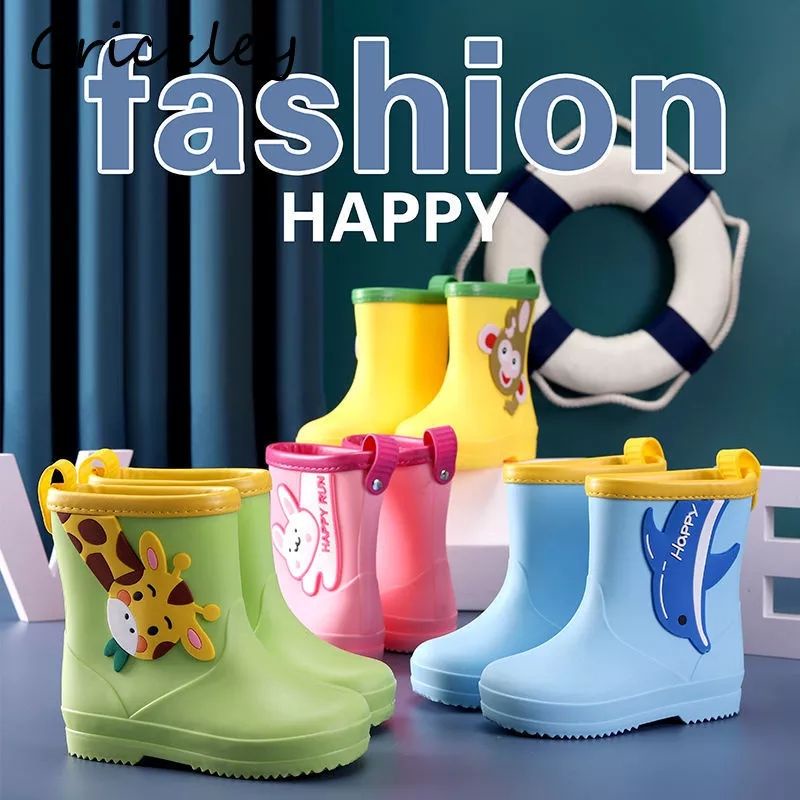 DINOSAUR Rain BOOTS Sepatu boot anak anti air top