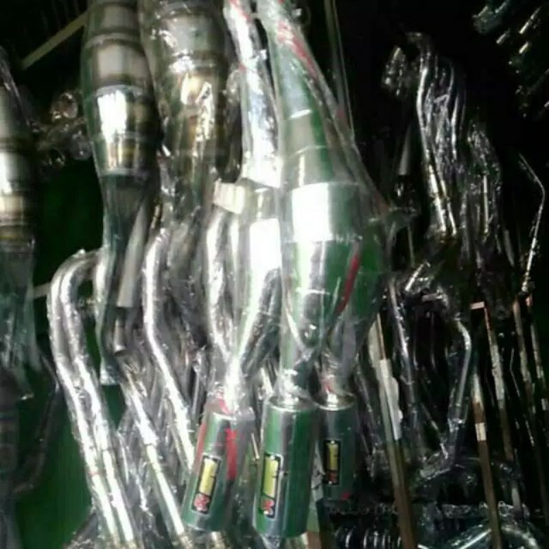 knalpot akrapovic crom  fizR fozwan alfa bravo cristal