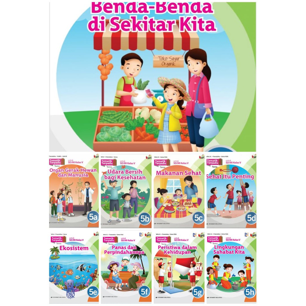 

Buku Tematik Terpadu Erlangga Kelas 5