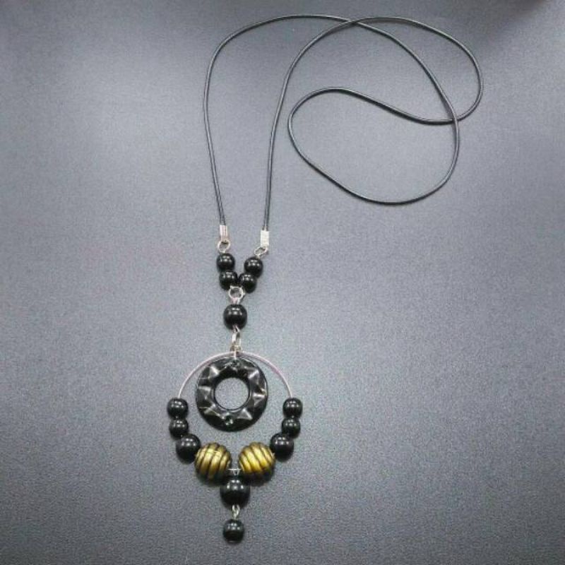 Aksesoris Kalung Hijab Etnik Mutiara