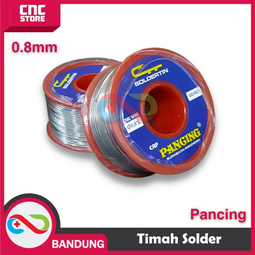 TIMAH SOLDER ROLL KECIL PANCING DIAMETER 0.8 PANCING  1 ROLL 10 METER 10M