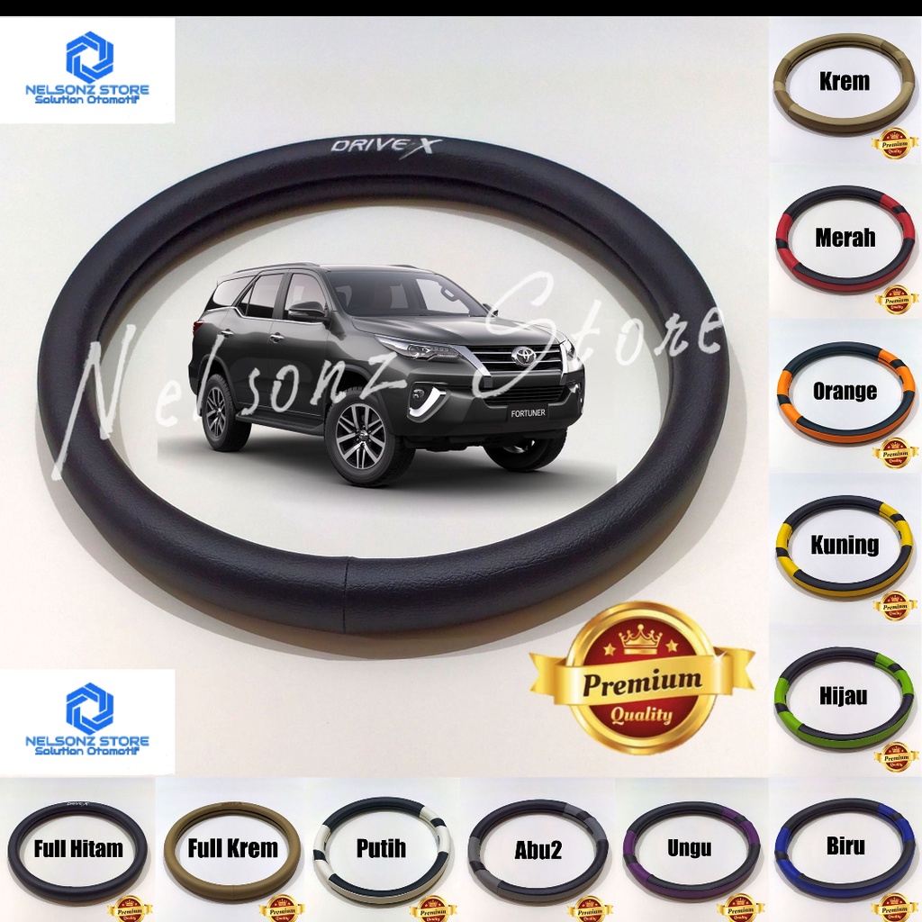 Cover Stir Fortuner Sarung Setir Toyota New Fortuner Cover Steer DX Aksesoris Mobil Interior Mobil A