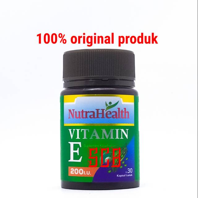 NutraHealt Vitamin E 200 IU - Isi 30 Tablet