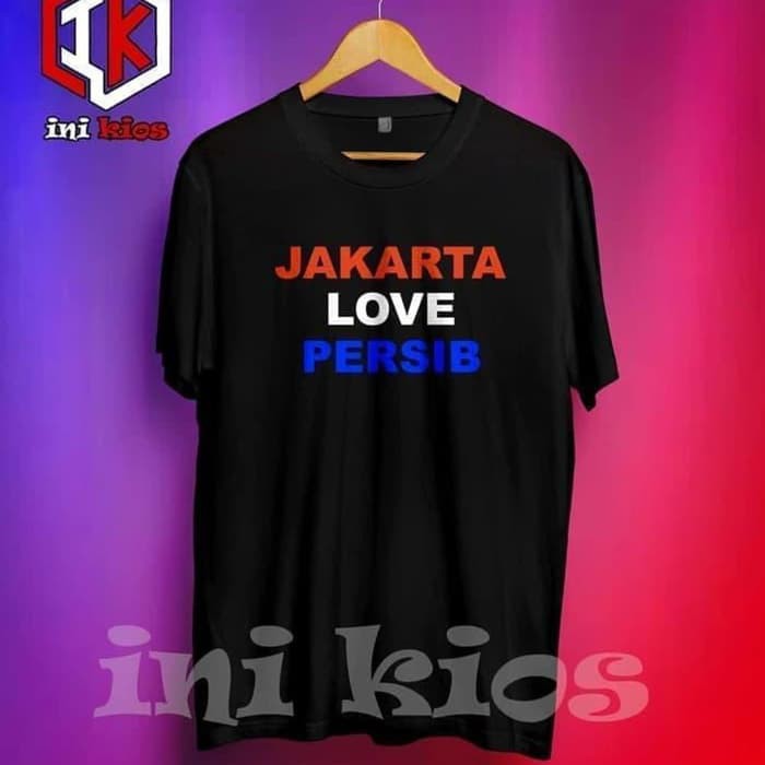 KAOS BAJU COMBED 30S PERSIB BANDUNG VIKING JAKARTA   BOBOTOH