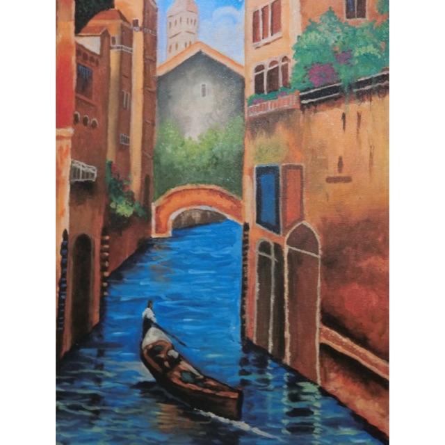 Lukisan kanvas  pemandangan