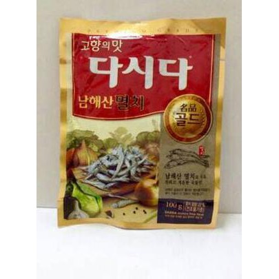 

ASLI! Korean Dashida Anchovy Stock 100g Bumbu Kaldu Ikan Teri Korea