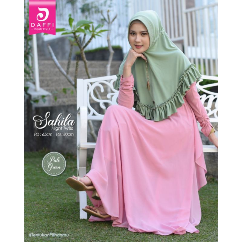 SAHILA Bergo tali serut ORI Daffi Hijab