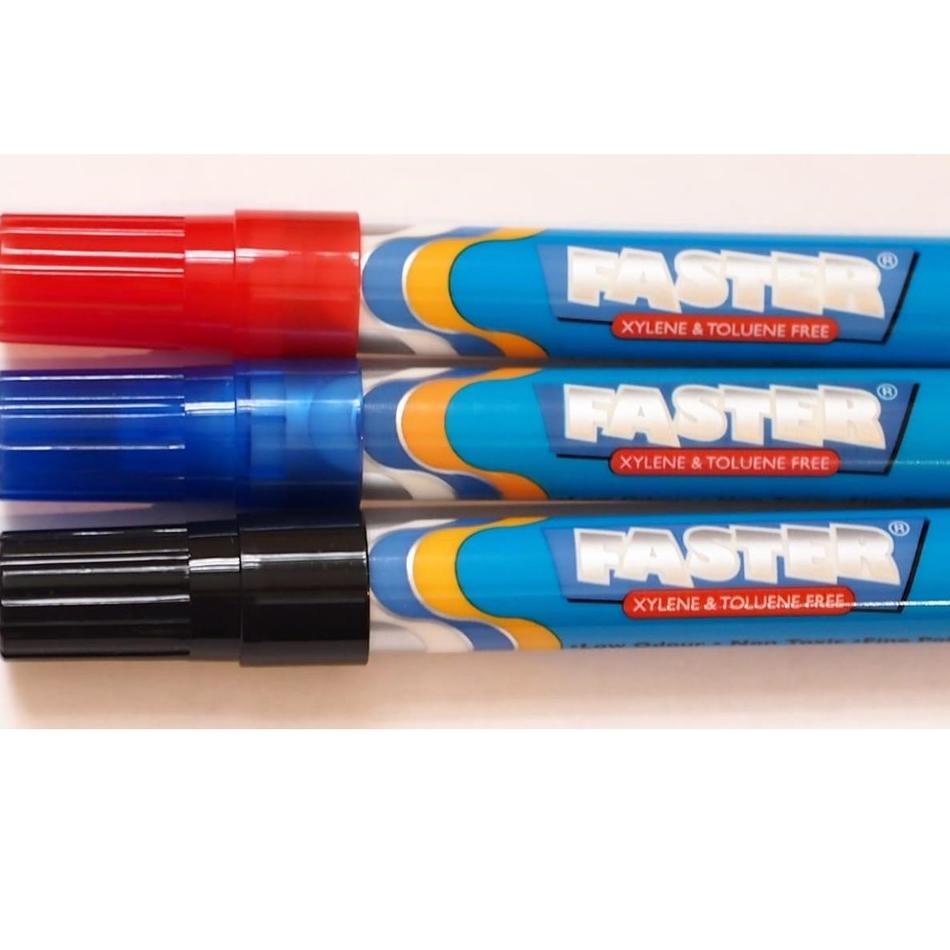 

Super Shopping Faster W500 Whiteboard Marker isi 3 pcs, black, blue and red