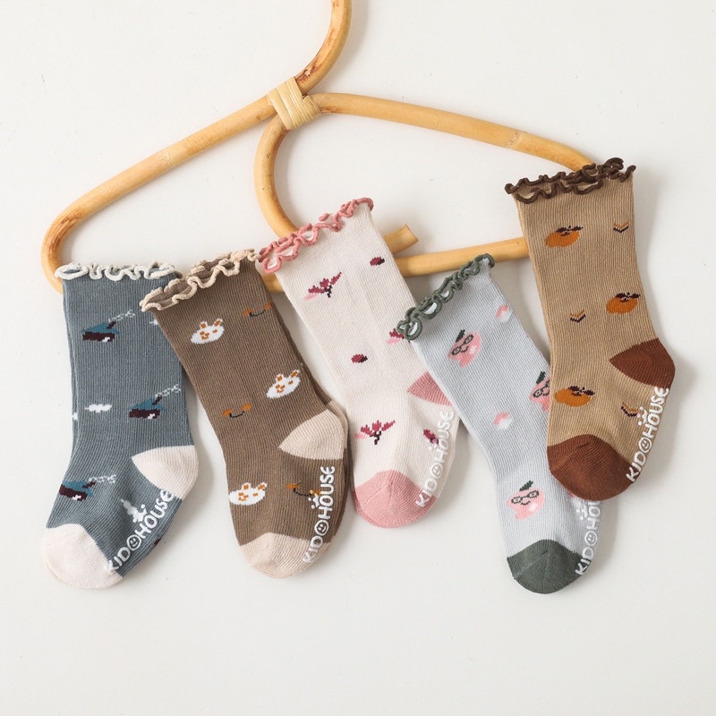 Kaos Kaki Bayi Ruffle Motif Import / Baby Socks