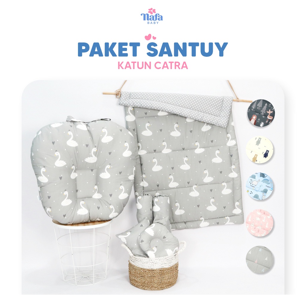 NAFA BABY - Santuy Package | Bedcover Baby Set Include Sofa Baby | Perlengkapan Bayi